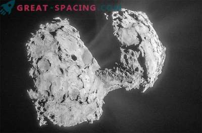 Komet Churyumov / Gerasimenko kann aus Kieselsteinen bestehen