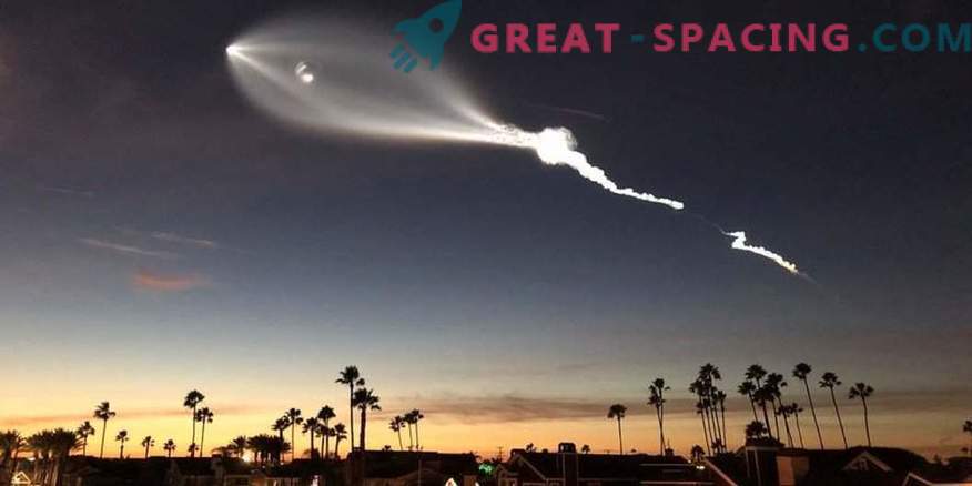 Dziwne światła i dźwięki w Kalifornii wskazują na powrót rakiety