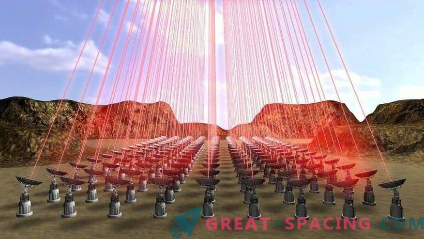 Skanowanie nieba na dużą skalę wyświetli obce promienie lasera.