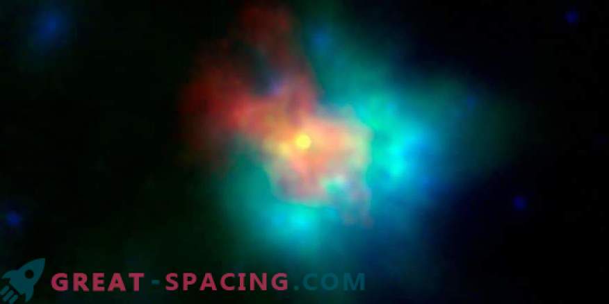 Wielofalowy obraz pozostałości supernowej