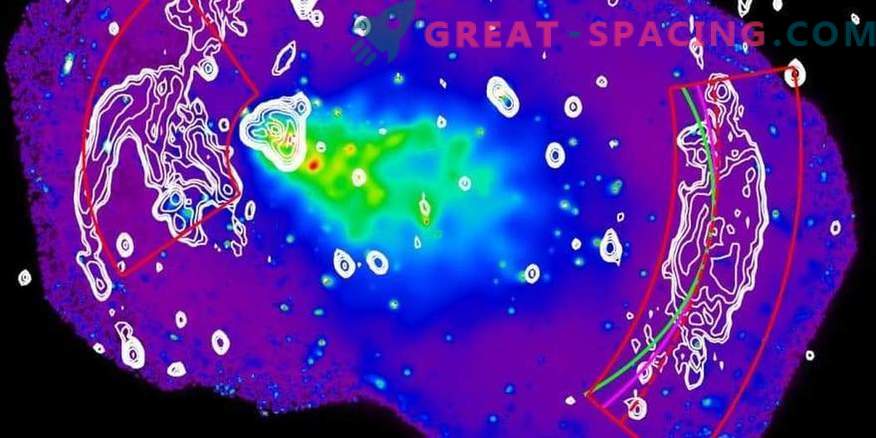 Fuzja galaktycznych gromad pozwala nam badać przyspieszenie elektronów