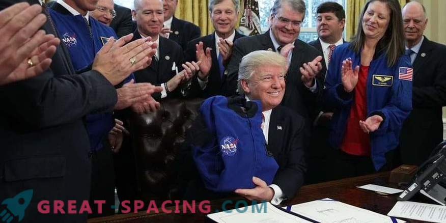 Trump uważa ludzką misję na Marsa za priorytet