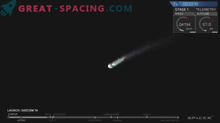 Udane wystrzelenie satelity i lądowanie rakiety SpaceX