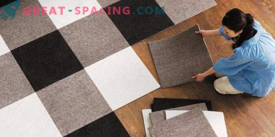 Płytki dywanowe: cechy i zalety materiału