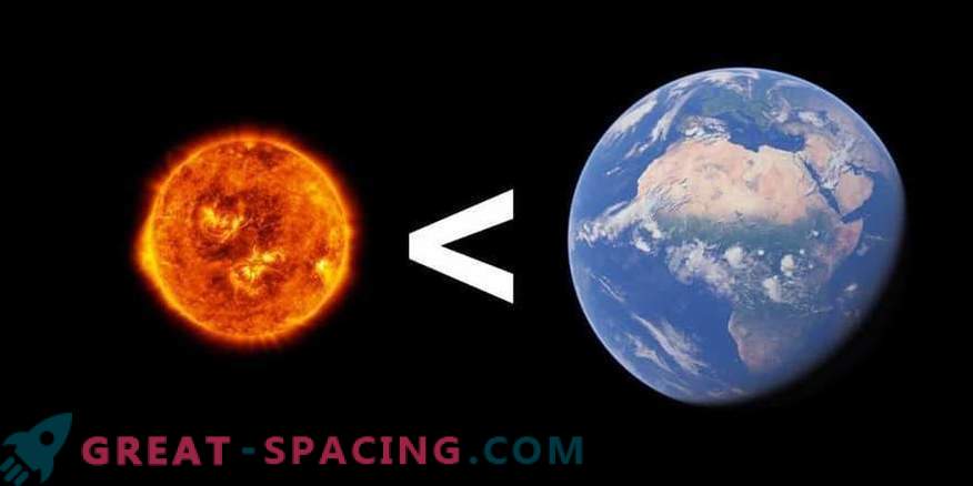 Co jeśli Słońce było mniejsze niż Ziemia