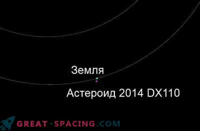 Asteroid 2014 DX110 je letel blizu Zemlje