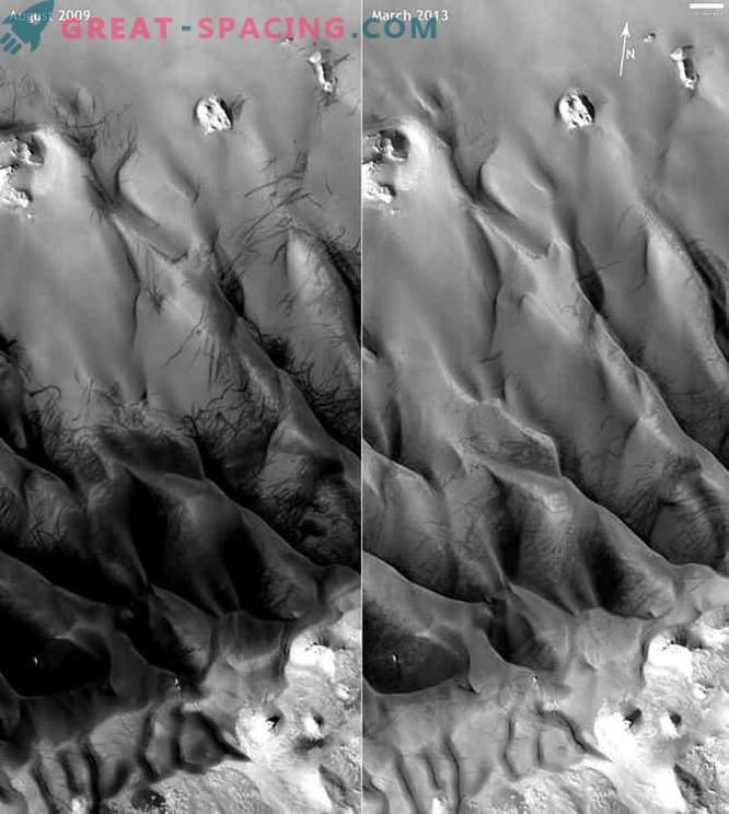 Tornada pyłu wpływają na klimat Marsa.