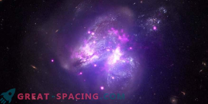 Arp 299: galaktyczna papka
