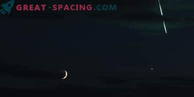 Zdjęcia kosmosu: Kula ognia na tle Wenus