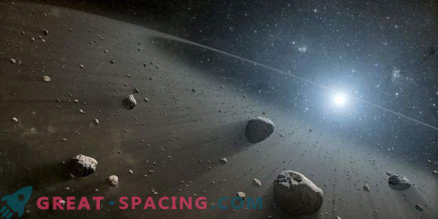 Znaleziono cztery niezwykle młode rodziny asteroidów
