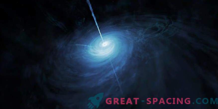 Najjaśniejszy kwazar świeci we wczesnym wszechświecie.