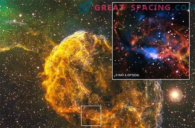 Tajemniczy pulsar i mgławica rodzą się z jednej supernowej