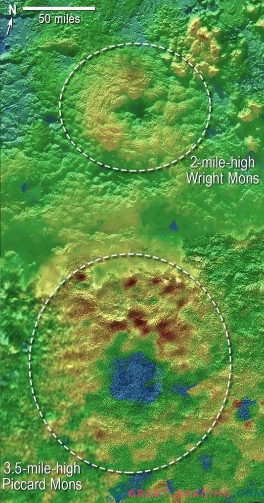 Dziwne góry na Plutonie mogą być lodowymi wulkanami