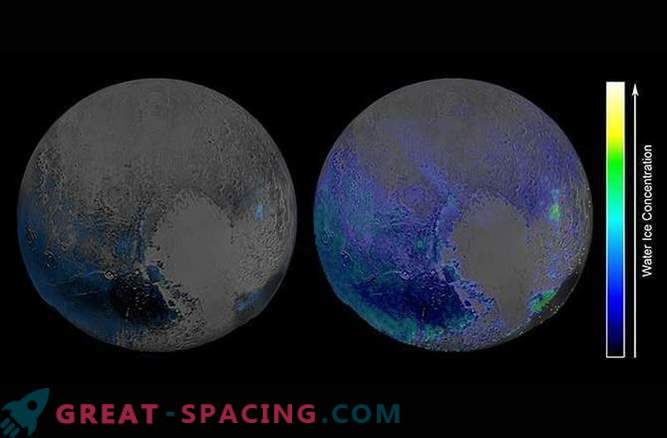 Ilość lodu wodnego pokrywającego Plutona zaskakuje badaczy.