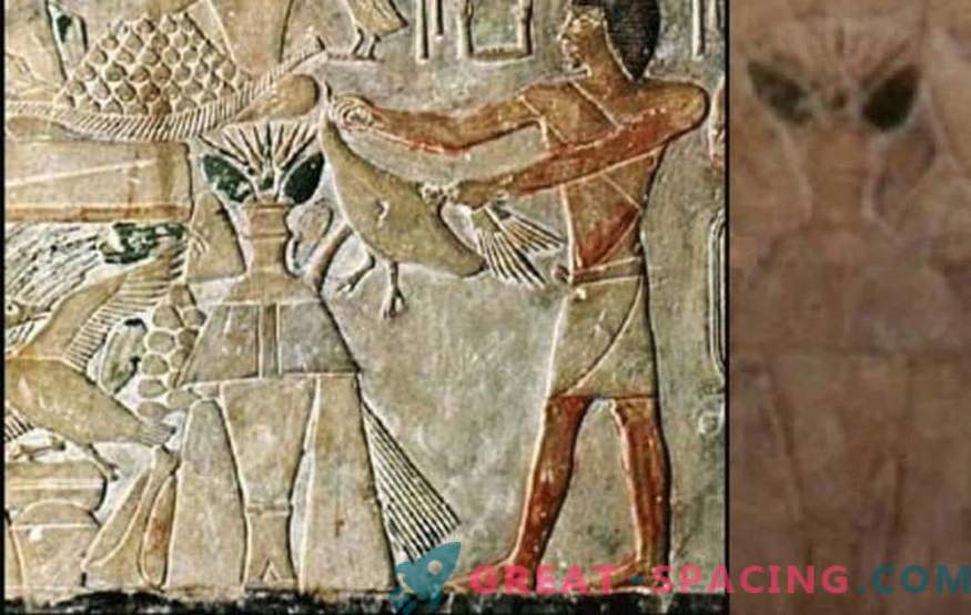 Ufolodzy uważają, że te 12 starożytnych obrazów przedstawia istoty pozaziemskie