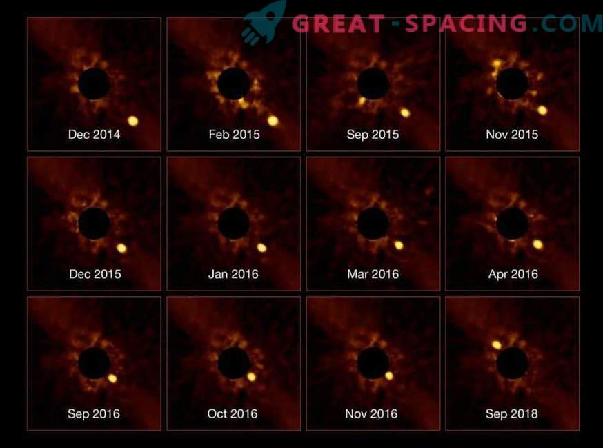 Exocoms obracają się wokół nowonarodzonego układu gwiazd