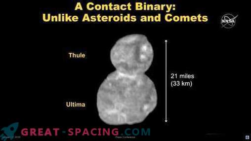 Lodowy obiekt za Plutonem przypomina czerwonawego bałwana.