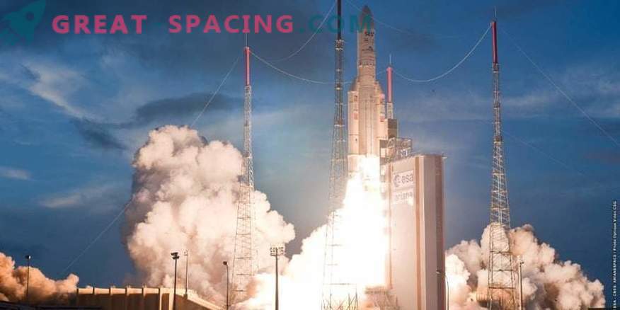 Ariane-5 startuje z europejskimi satelitami