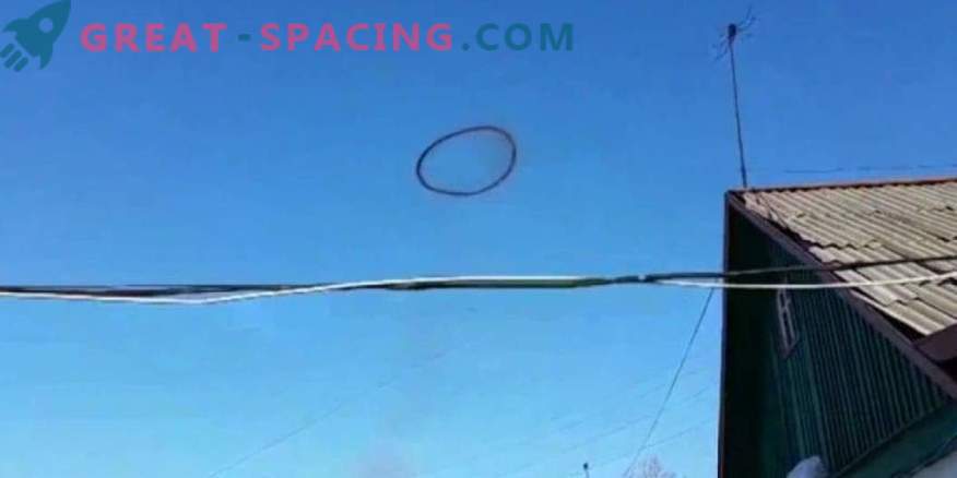 Na niebie Montany pojawił się dziwny czarny pierścień. Wideo