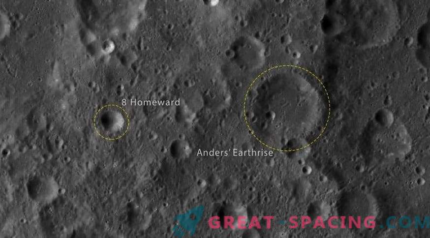 Księżycowe kratery nazwane na cześć Apollo 8