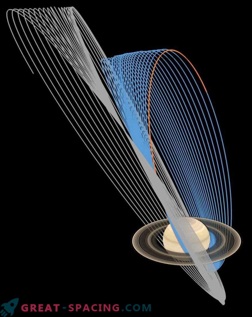 Cassini kąpała się w „dzwonkowym deszczu”