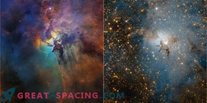 Dwa widoki Hubble'a na jedną gwiazdkę