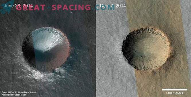 Dokładna kontrola statku kosmicznego wykryła zmiany na Marsie.