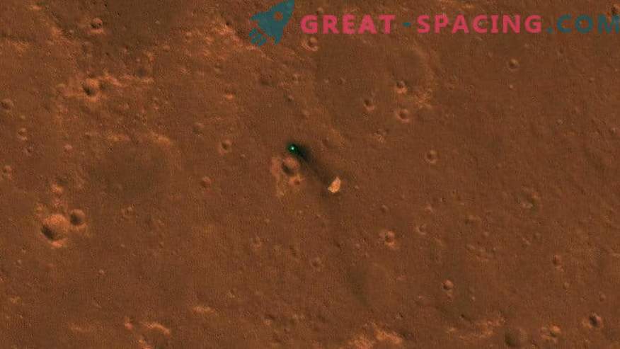 Pole lądowania InSight na zdjęciach z kosmosu