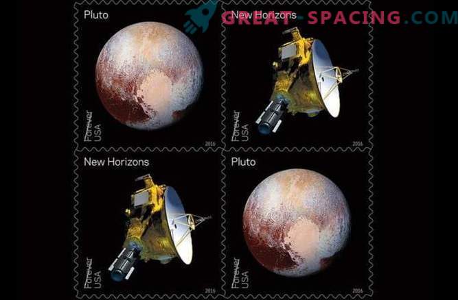 Pluto otrzymał nowe znaczki pocztowe