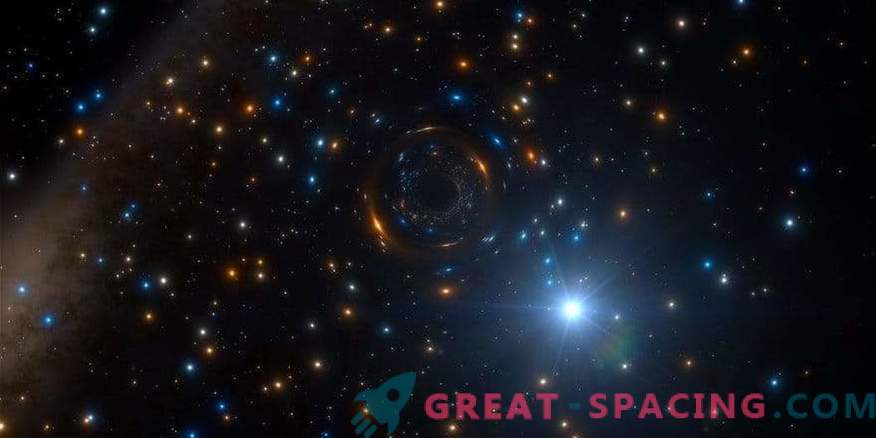 Czarna dziura jest ukryta w gromadzie gwiazd na dużą skalę
