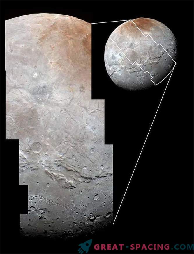 Satelita Plutona Charon: poobijany, pomarszczony, ale piękny
