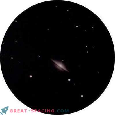 Spojrzenie na galaktykę Sombrero z miast