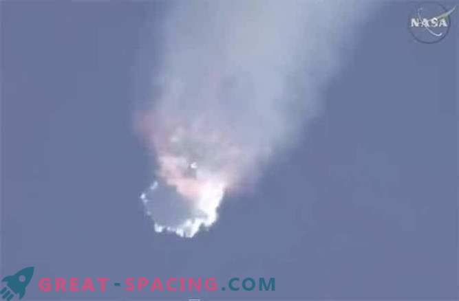 Rakieta Falcon-9 eksplodowała 2 minuty po wystrzeleniu