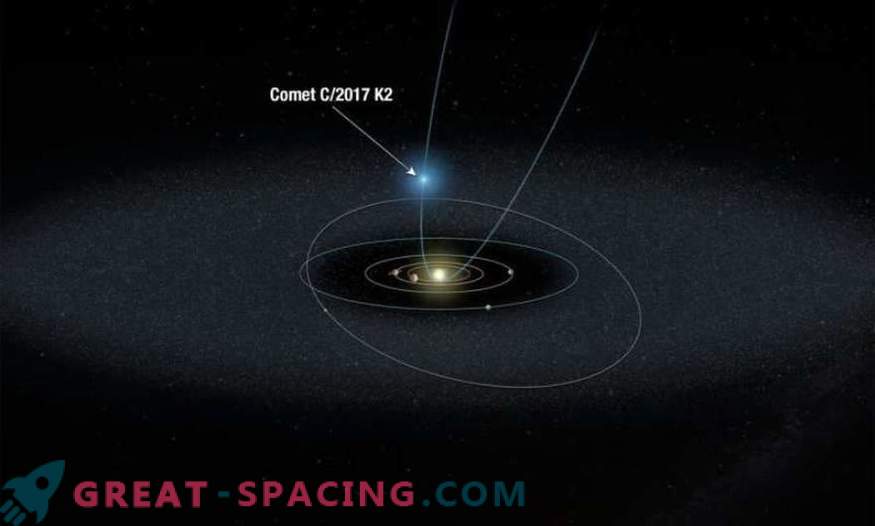 Hubble monitoruje najbardziej oddaloną kometę