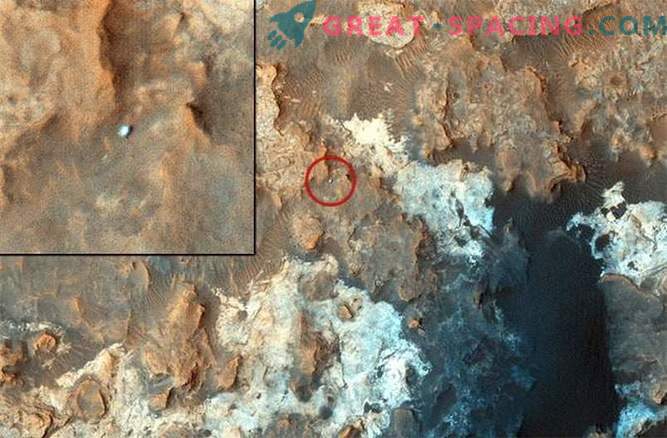 Łazik marsjański przestał zostawiać ślady na powierzchni Marsa.