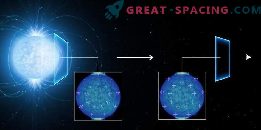 Kwantowe „duchy” zostały zauważone w ekstremalnym magnetyzmie gwiazdy neutronowej