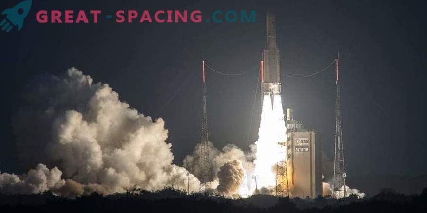 Satelity rakiety Ariane-5 popełniły błąd w lokalizacji
