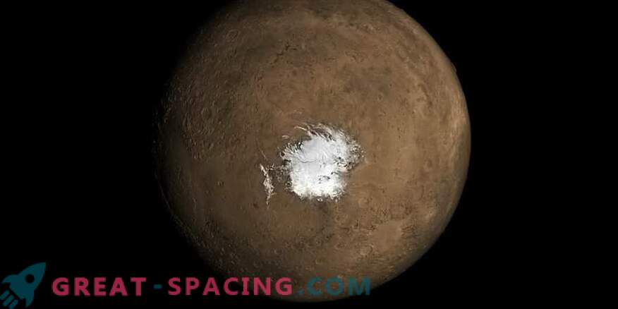 Un lago marciano podría aparecer debido a la actividad volcánica reciente