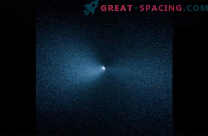 Hubble widział rotację komety po jej przejściu