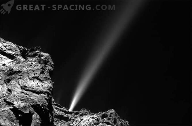 Kometa Rosetta wyrzuciła dziś najjaśniejszy odrzutowiec.