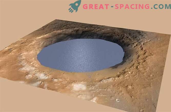 Krater Góry Ostrej na Marsie to pozostałości starożytnego jeziora.